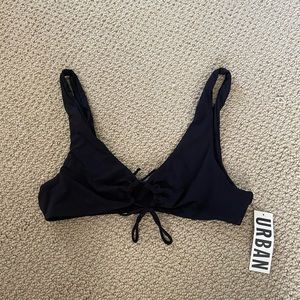 Brand new urban outfitters black bikini top! Unworn with tags still attached!